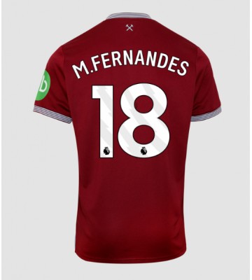 West Ham United Mateus Fernandes #18 Domácí Dres 2025-26 Krátký Rukáv