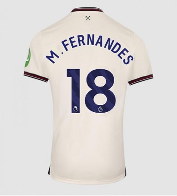 West Ham United Mateus Fernandes #18 Venkovní Dres 2025-26 Krátký Rukáv