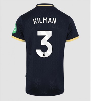 West Ham United Max Kilman #3 Alternativní Dres 2025-26 Krátký Rukáv