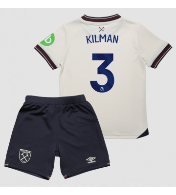 West Ham United Max Kilman #3 Dětské Venkovní Dres 2025-26 Krátký Rukáv (+ trenýrky)
