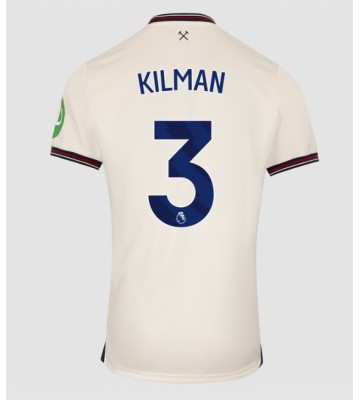 West Ham United Max Kilman #3 Venkovní Dres 2025-26 Krátký Rukáv