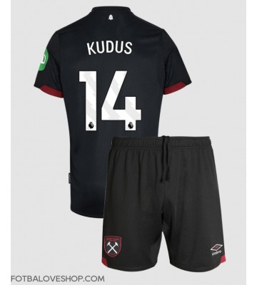 West Ham United Mohammed Kudus #14 Dětské Venkovní Dres 2024-25 Krátký Rukáv (+ trenýrky)