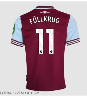 West Ham United Niclas Fullkrug #11 Domácí Dres 2024-25 Krátký Rukáv