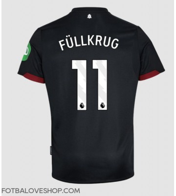 West Ham United Niclas Fullkrug #11 Venkovní Dres 2024-25 Krátký Rukáv