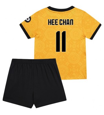 Wolves Hee-chan Hwang #11 Dětské Domácí Dres 2025-26 Krátký Rukáv (+ trenýrky)