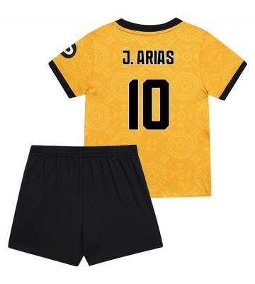 Wolves Jhon Arias #10 Dětské Domácí Dres 2025-26 Krátký Rukáv (+ trenýrky)
