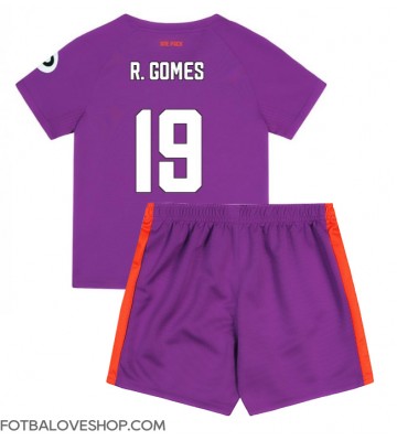 Wolves Rodrigo Gomes #19 Dětské Alternativní Dres 2024-25 Krátký Rukáv (+ trenýrky)