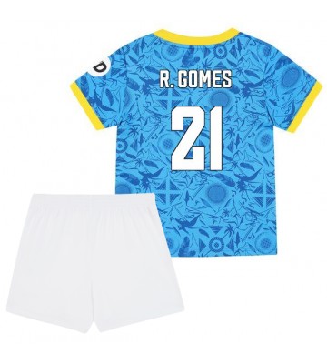 Wolves Rodrigo Gomes #21 Dětské Alternativní Dres 2025-26 Krátký Rukáv (+ trenýrky)