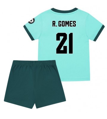 Wolves Rodrigo Gomes #21 Dětské Venkovní Dres 2025-26 Krátký Rukáv (+ trenýrky)