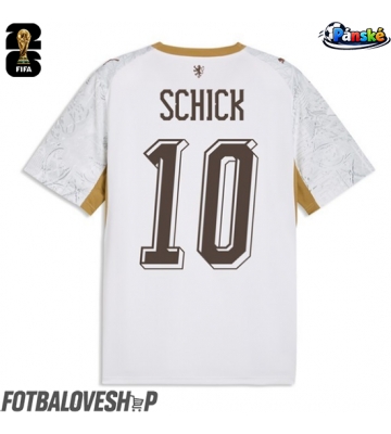Česká republika Patrik Schick #10 Venkovní Dres MS 2026 Krátký Rukáv