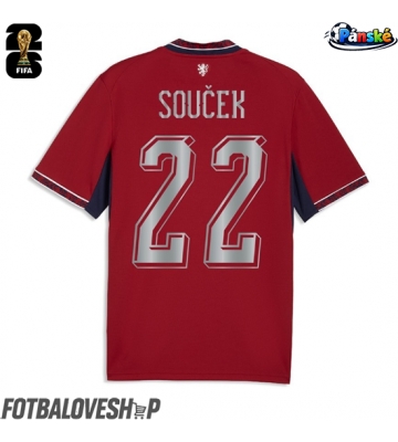Česká republika Tomas Soucek #22 Domácí Dres MS 2026 Krátký Rukáv