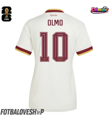 Španělsko Dani Olmo #10 Dámské Venkovní Dres MS 2026 Krátký Rukáv