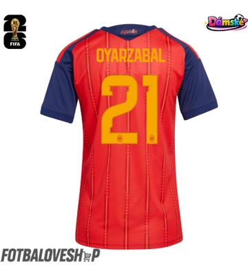 Španělsko Mikel Oyarzabal #21 Dámské Domácí Dres MS 2026 Krátký Rukáv