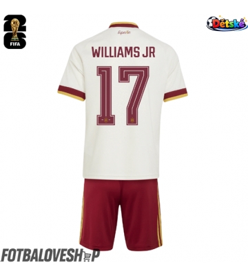 Španělsko Nico Williams #17 Dětské Venkovní Dres MS 2026 Krátký Rukáv (+ trenýrky)