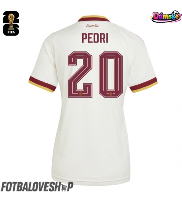 Španělsko Pedri Gonzalez #20 Dámské Venkovní Dres MS 2026 Krátký Rukáv