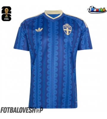 Švédsko Venkovní Dres MS 2026 Krátký Rukáv