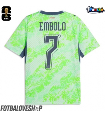 Švýcarsko Breel Embolo #7 Venkovní Dres MS 2026 Krátký Rukáv