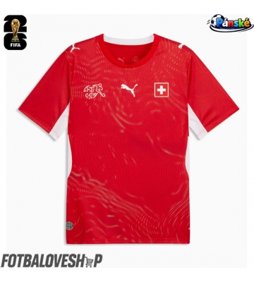 Švýcarsko Domácí Dres MS 2026 Krátký Rukáv