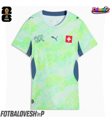 Švýcarsko Dámské Venkovní Dres MS 2026 Krátký Rukáv