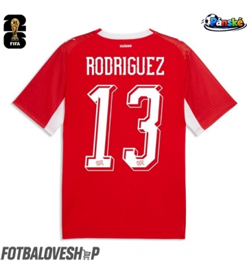 Švýcarsko Ricardo Rodriguez #13 Domácí Dres MS 2026 Krátký Rukáv