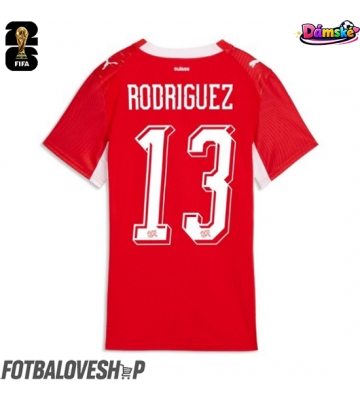 Švýcarsko Ricardo Rodriguez #13 Dámské Domácí Dres MS 2026 Krátký Rukáv
