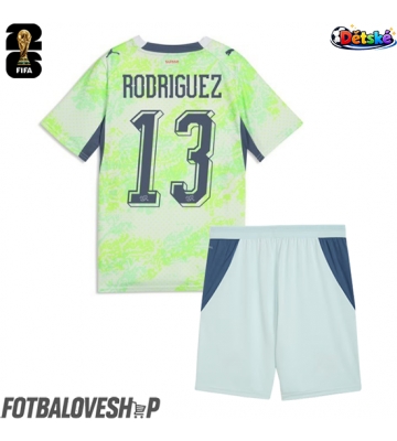 Švýcarsko Ricardo Rodriguez #13 Dětské Venkovní Dres MS 2026 Krátký Rukáv (+ trenýrky)