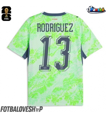 Švýcarsko Ricardo Rodriguez #13 Venkovní Dres MS 2026 Krátký Rukáv