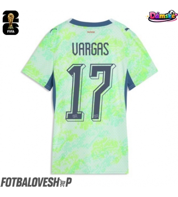 Švýcarsko Ruben Vargas #17 Dámské Venkovní Dres MS 2026 Krátký Rukáv