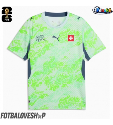 Švýcarsko Venkovní Dres MS 2026 Krátký Rukáv