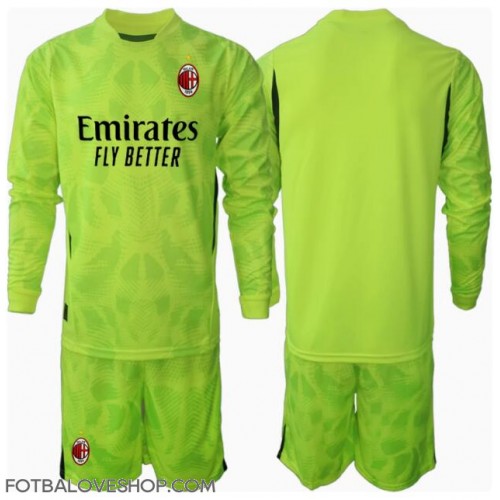 AC Milan Brankářské Dětské Alternativní Dres 2024-25 Dlouhý Rukáv (+ trenýrky)