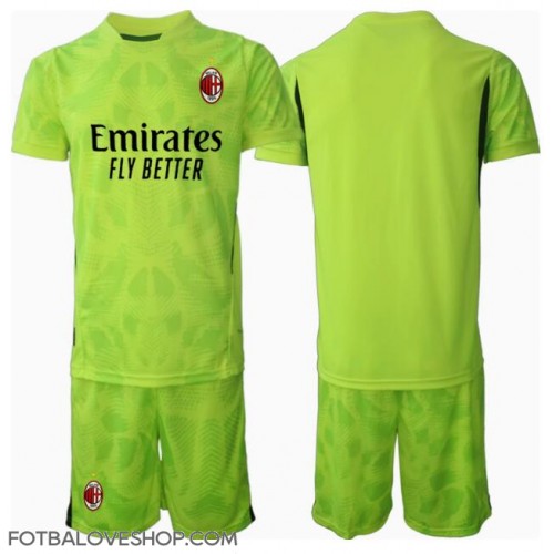 AC Milan Brankářské Dětské Alternativní Dres 2024-25 Krátký Rukáv (+ trenýrky)