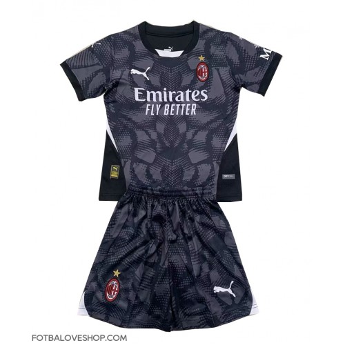 AC Milan Brankářské Dětské Domácí Dres 2024-25 Krátký Rukáv (+ trenýrky)