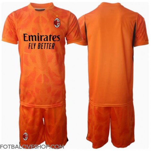 AC Milan Brankářské Dětské Venkovní Dres 2024-25 Krátký Rukáv (+ trenýrky)