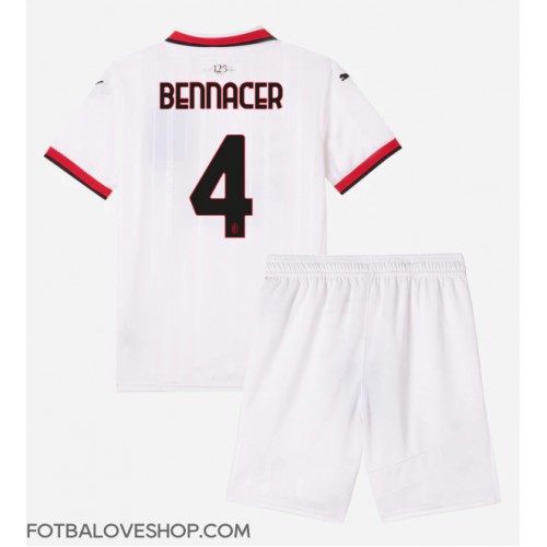 AC Milan Ismael Bennacer #4 Dětské Venkovní Dres 2024-25 Krátký Rukáv (+ trenýrky)