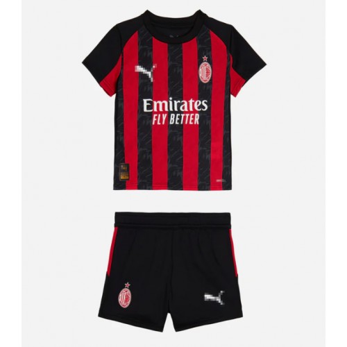AC Milan Luka Modric #14 Dětské Domácí Dres 2025-26 Krátký Rukáv (+ trenýrky)