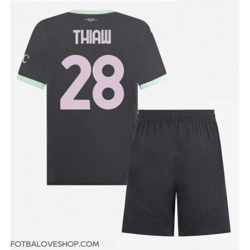 AC Milan Malick Thiaw #28 Dětské Alternativní Dres 2024-25 Krátký Rukáv (+ trenýrky)
