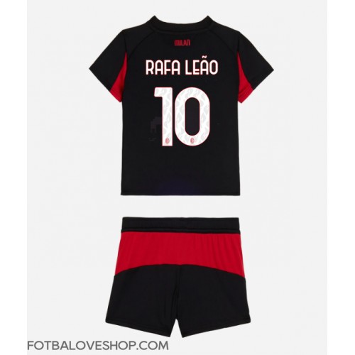 AC Milan Rafael Leao #10 Dětské Domácí Dres 2025-26 Krátký Rukáv (+ trenýrky)