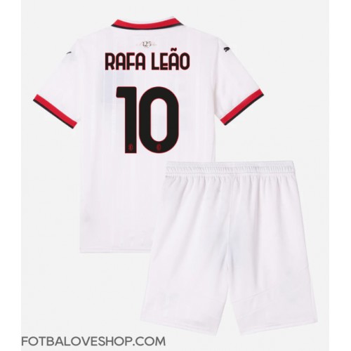 AC Milan Rafael Leao #10 Dětské Venkovní Dres 2024-25 Krátký Rukáv (+ trenýrky)