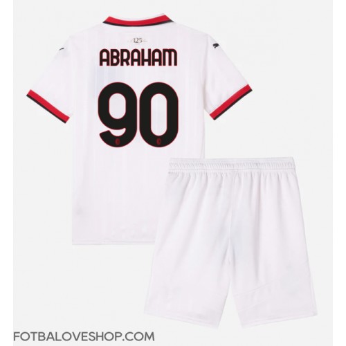 AC Milan Tammy Abraham #90 Dětské Venkovní Dres 2024-25 Krátký Rukáv (+ trenýrky)