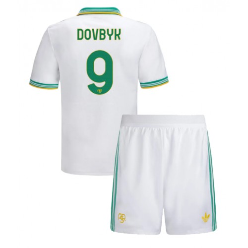 AS Roma Artem Dovbyk #9 Dětské Alternativní Dres 2025-26 Krátký Rukáv (+ trenýrky)