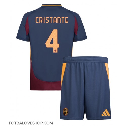 AS Roma Bryan Cristante #4 Dětské Alternativní Dres 2024-25 Krátký Rukáv (+ trenýrky)