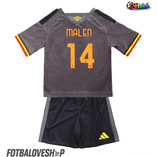 AS Roma Donyell Malen #14 Dětské Alternativní Dres 2026-27 Krátký Rukáv (+ trenýrky)
