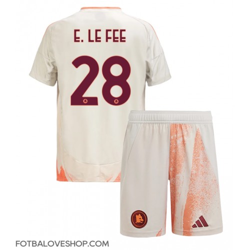 AS Roma Enzo Le Fee #28 Dětské Venkovní Dres 2024-25 Krátký Rukáv (+ trenýrky)