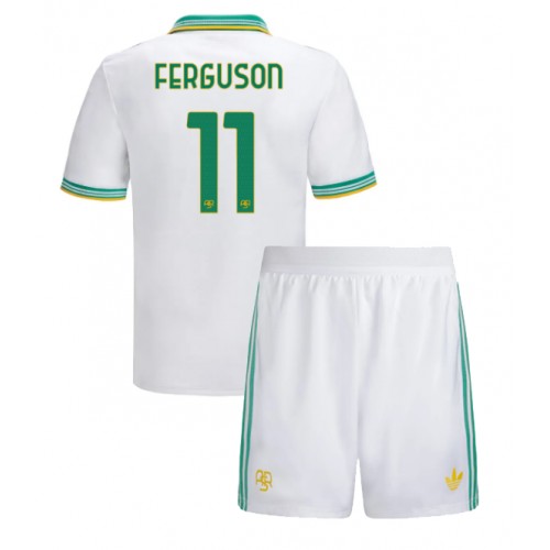 AS Roma Evan Ferguson #11 Dětské Alternativní Dres 2025-26 Krátký Rukáv (+ trenýrky)
