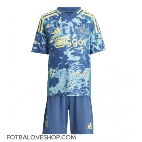 Ajax Brian Brobbey #9 Dětské Venkovní Dres 2024-25 Krátký Rukáv (+ trenýrky)