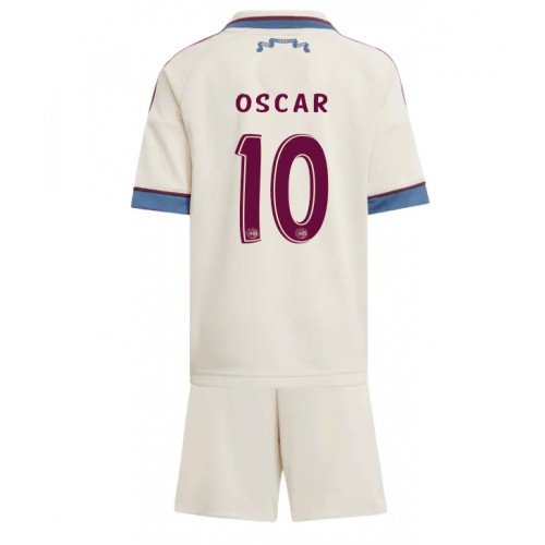 Ajax Oscar Gloukh #10 Dětské Alternativní Dres 2025-26 Krátký Rukáv (+ trenýrky)