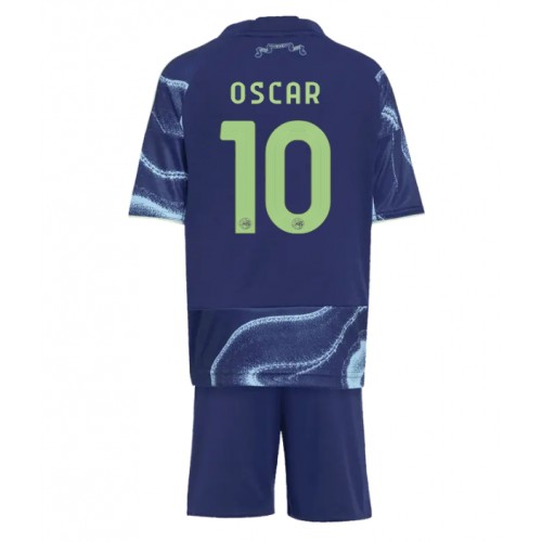 Ajax Oscar Gloukh #10 Dětské Venkovní Dres 2025-26 Krátký Rukáv (+ trenýrky)