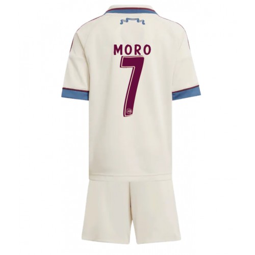 Ajax Raul Moro #7 Dětské Alternativní Dres 2025-26 Krátký Rukáv (+ trenýrky)