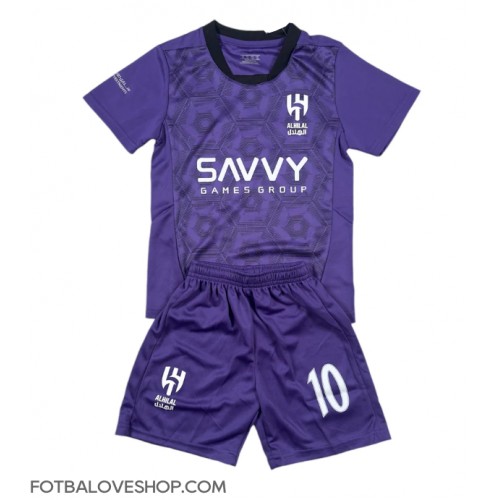 Al-Hilal Neymar Jr #10 Dětské Alternativní Dres 2024-25 Krátký Rukáv (+ trenýrky)