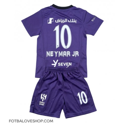 Al-Hilal Neymar Jr #10 Dětské Alternativní Dres 2024-25 Krátký Rukáv (+ trenýrky)